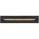 Newport LED 3.63 inch Black Exterior Wall/Step Light