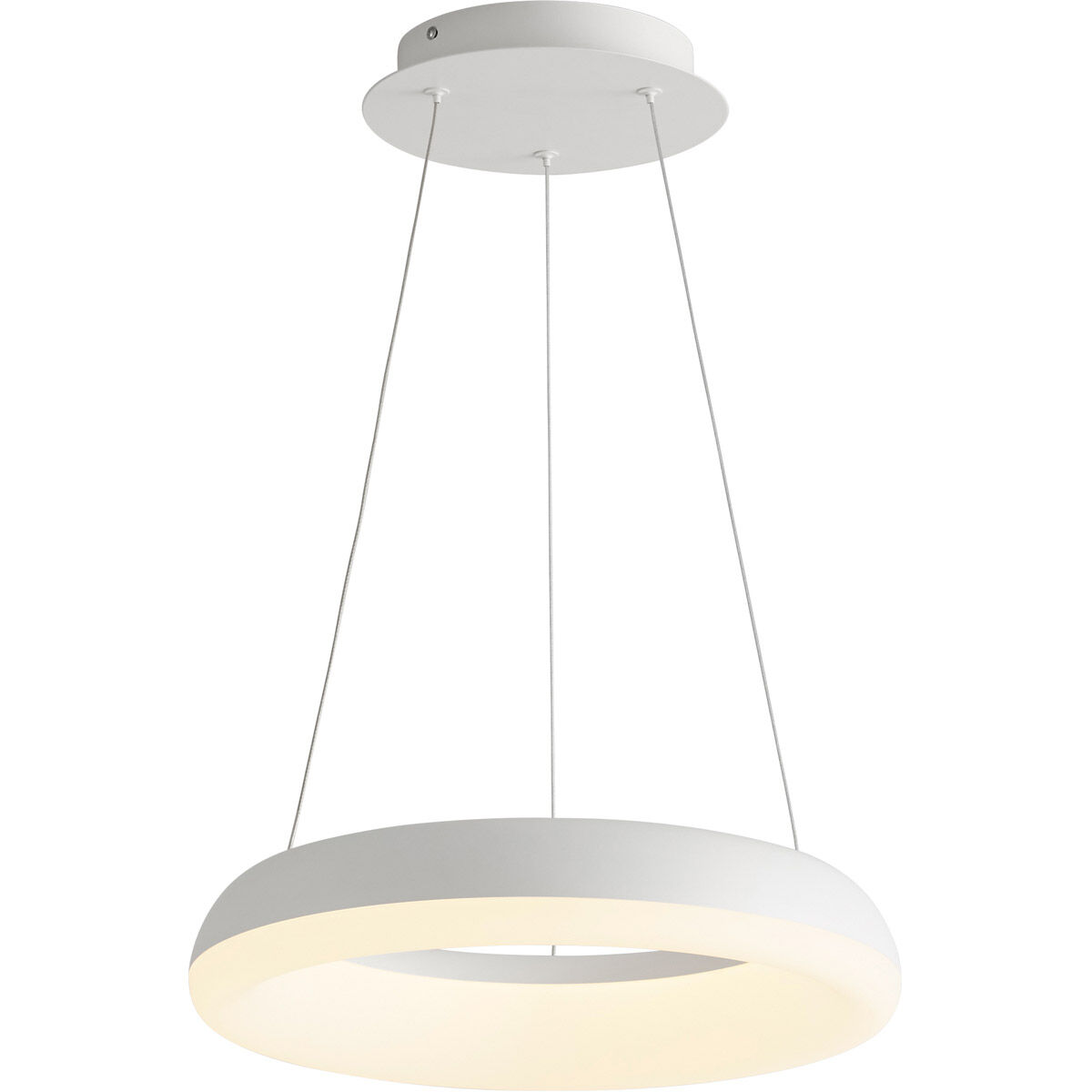 Roswell LED 16 inch White Pendant Ceiling Light