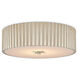 Caravel LED 14 inch Silver Leaf Flush Mount Ceiling Light