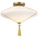 Alora Mood Reeve 1 Light 14.75 inch Brushed Gold Flush Mount Ceiling Light