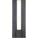 Kismet LED 5 inch Urban Bronze Bath Vanity Light Wall Light in Urban Bronze and Alabaster