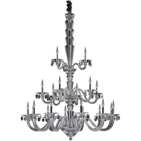 Fanshawe 21 Light 52 inch Chrome Chandelier Ceiling Light in Firenze Clear