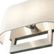 Allison 2 Light 15 inch Brushed Nickel ADA Wall Sconce Wall Light, Large