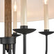 Neville 5 Light 23 inch Charcoal Black Chandelier Ceiling Light