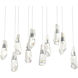 Luma 10 Light 44.5 inch Oil Rubbed Bronze Pendant Ceiling Light, Large