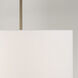 Alan 3 Light 18 inch Aged Brass Pendant Ceiling Light