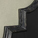 Good Luck 80.5 X 40 inch Hand Rubbed Black w/ Gold Trim Mirror