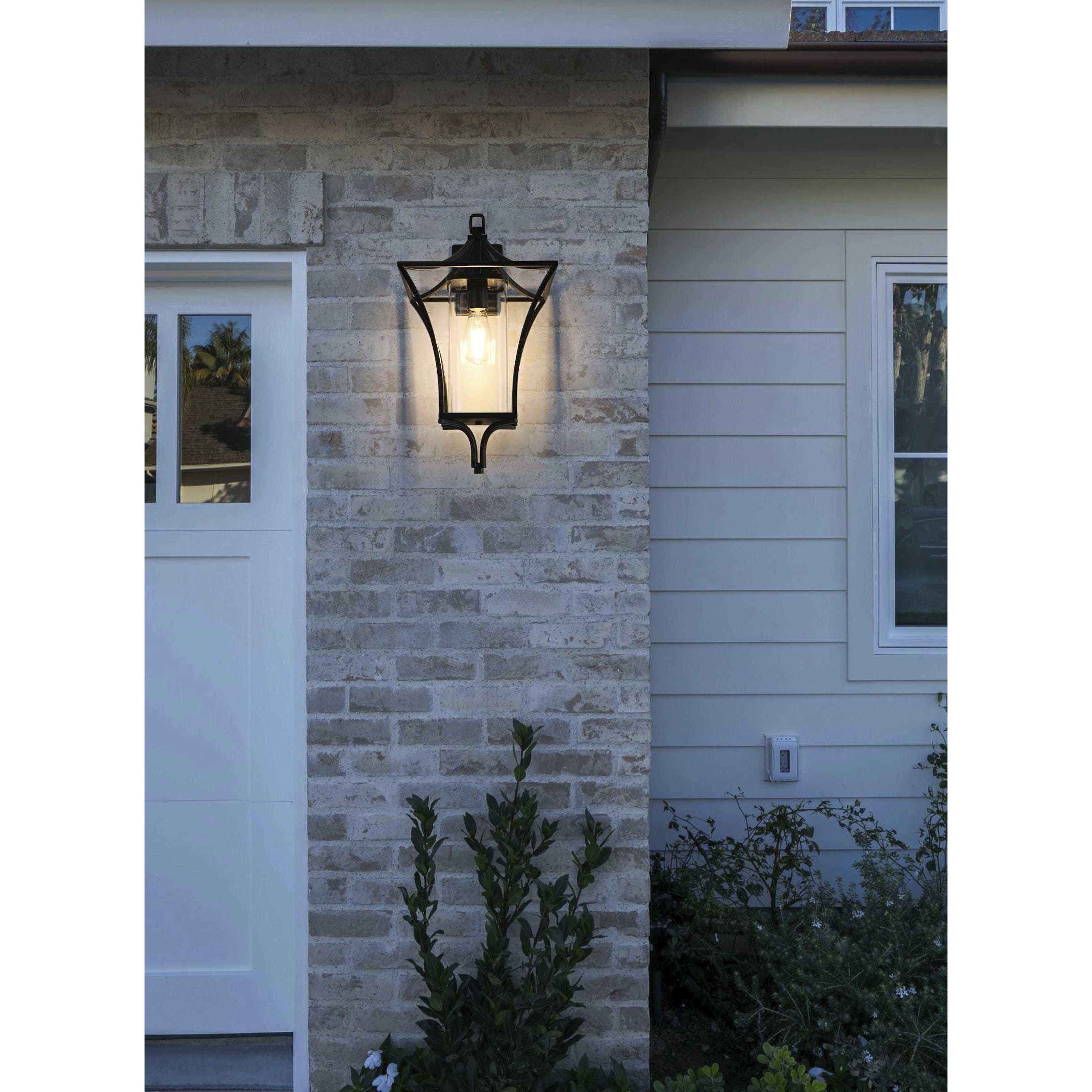 Belgrade 1 Light 21 inch Black Outdoor Wall Sconce