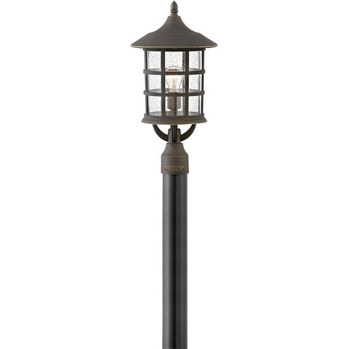 Freeport Coastal Elements LED 21 inch Oil Rubbed Bronze Outdoor Post Mount Lantern, Low Voltage