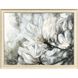 Magnolia White and Black and Green Framed Art