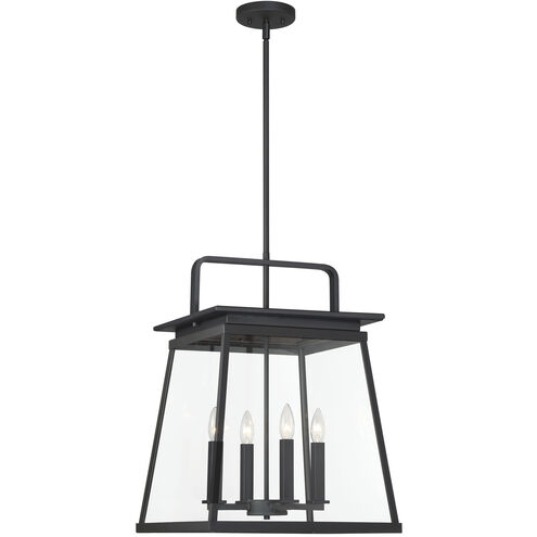 Great Outdoors Isla Vista 4 Light 16 inch Coal Outdoor Hanging