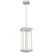 Athena LED 8.9 inch White Pendant Lantern Ceiling Light, Medium