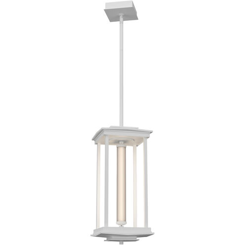 Athena LED 8.9 inch White Pendant Lantern Ceiling Light, Medium