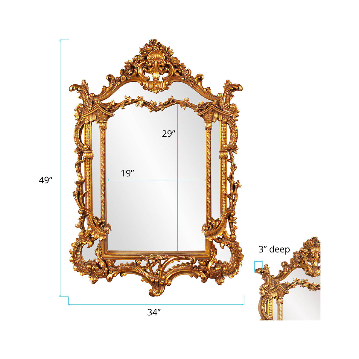 Howard Elliott Collection 84001 Arlington 49 X 34 inch Antique