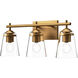 Alora Mood Addison 3 Light 21.88 inch Aged Gold Bath Vanity Light Wall Light