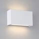 Blok Wall Sconce Wall Light in 2700K, White, dweLED