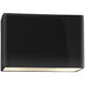 Ambiance LED 12 inch Matte Black ADA Wall Sconce Wall Light