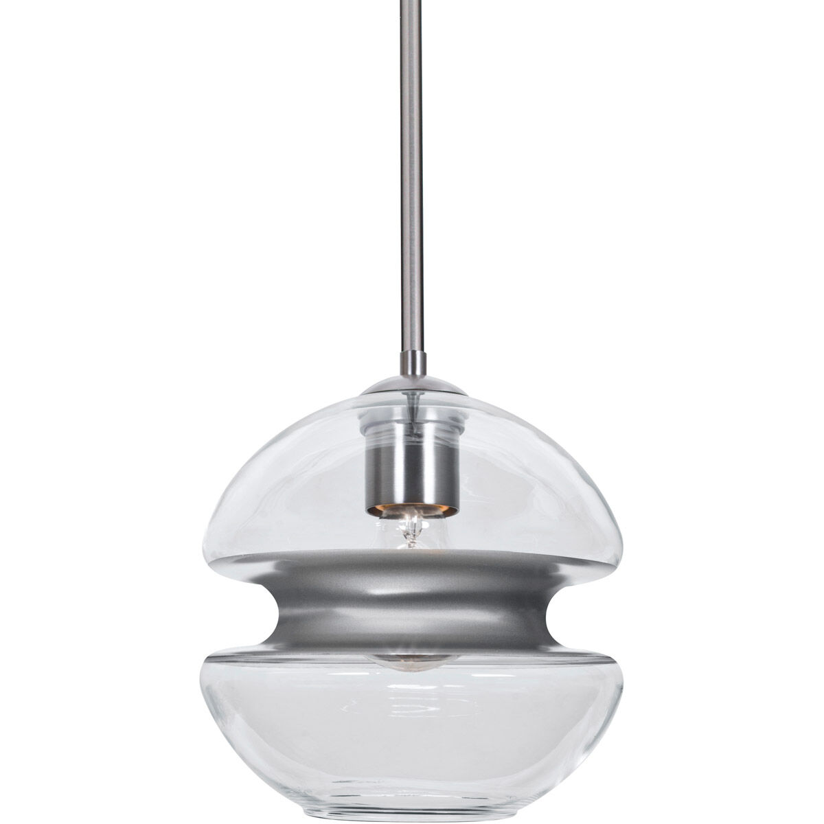 Hula 8 1 Light Satin Nickel Pendant Ceiling Light
