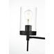 Benny 3 Light 24 inch Black Bath Sconce Wall Light