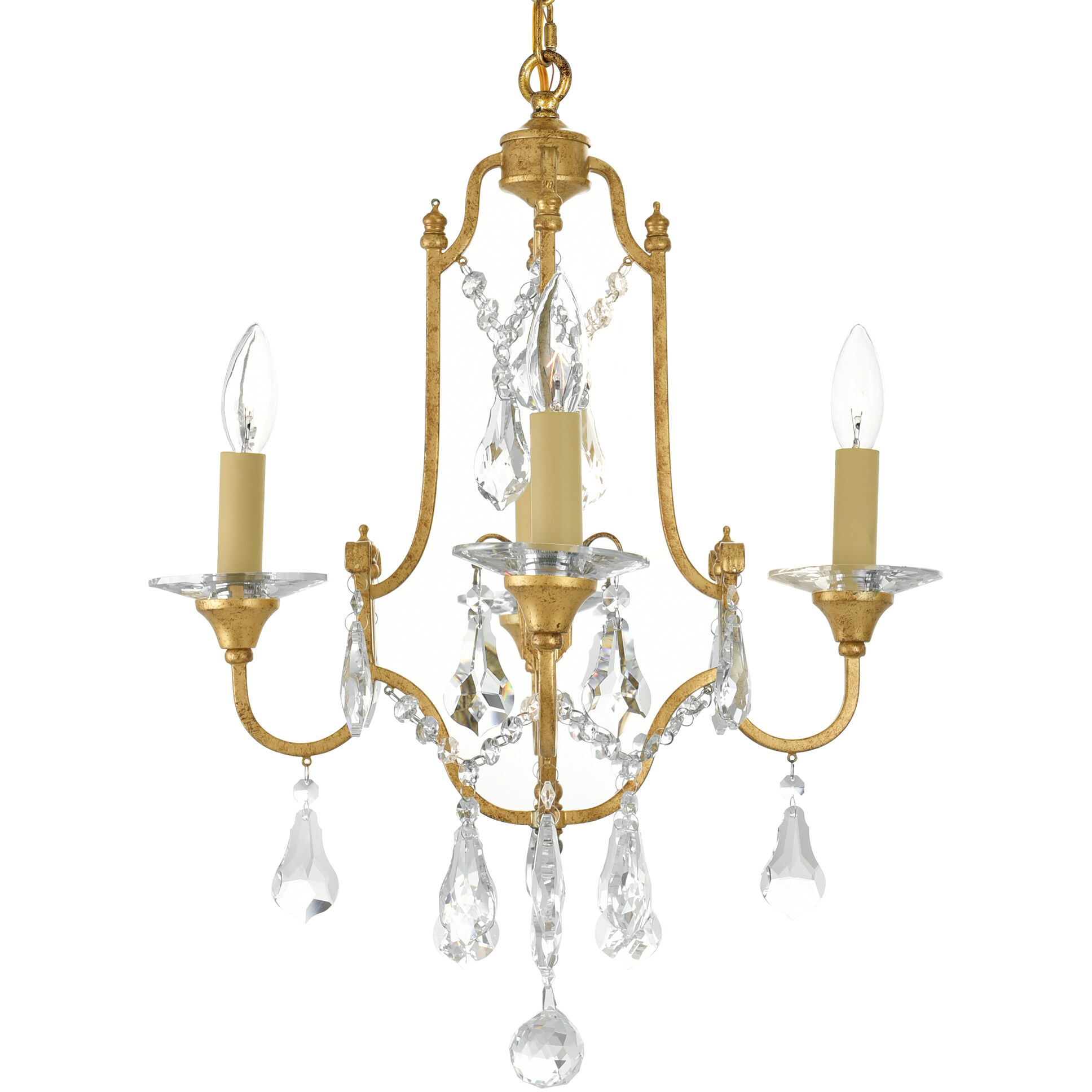 Electra 4 Light 17 inch Oxidized Bronze Up Chandelier Ceiling Light