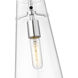 Kira 1 Light 6.5 inch Chrome Pendant Ceiling Light