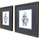 Indigo Vase II Blue and Multi and White Framed Art, Propac