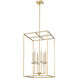 Gaultier 6 Light 18 inch Mondern Gold Chandelier Ceiling Light in Modern Gold