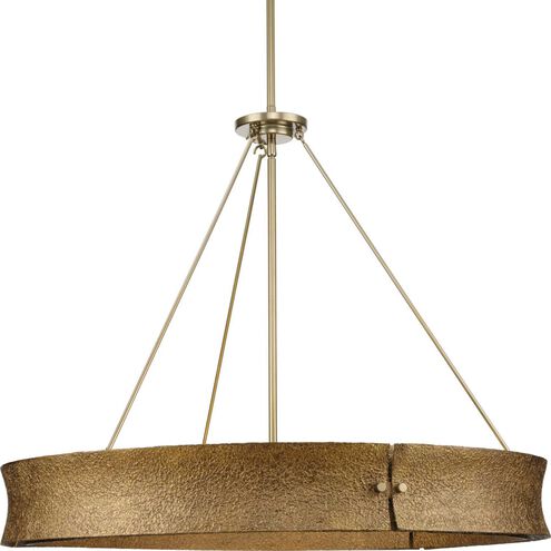 Lusail 6 Light 32 inch Soft Gold Chandelier Ceiling Light, Design Series