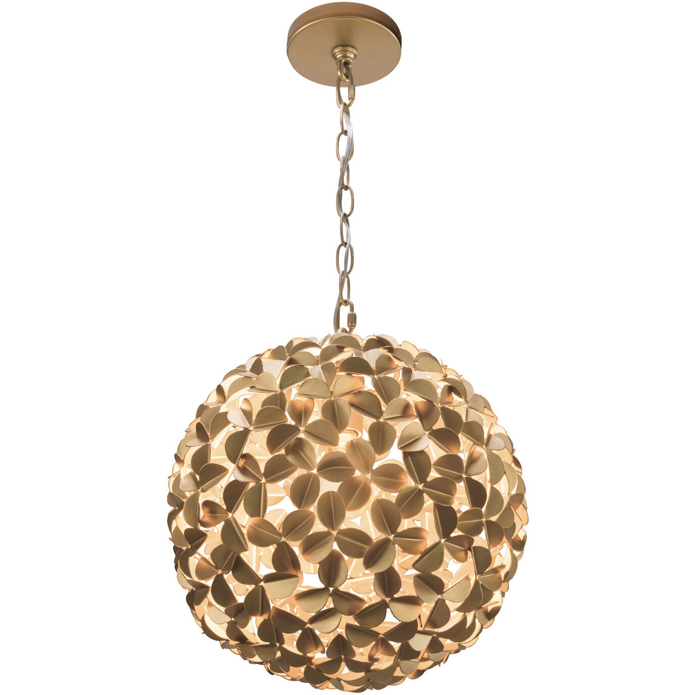 Cora 1 Light 13 inch Soft Gold Chandelier Ceiling Light