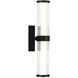 Fayton 1 Light 14 inch Black Outdoor Wall Sconce