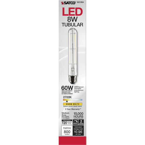 Lumos LED Medium Medium 8.00 watt 2700K LED Filament