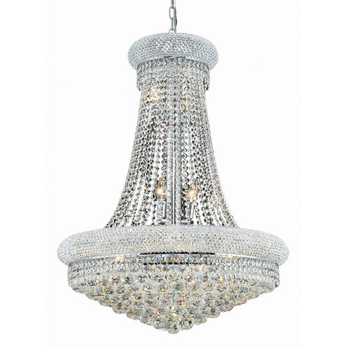 Primo 14 Light 28 inch Chrome Dining Chandelier Ceiling Light in Royal Cut