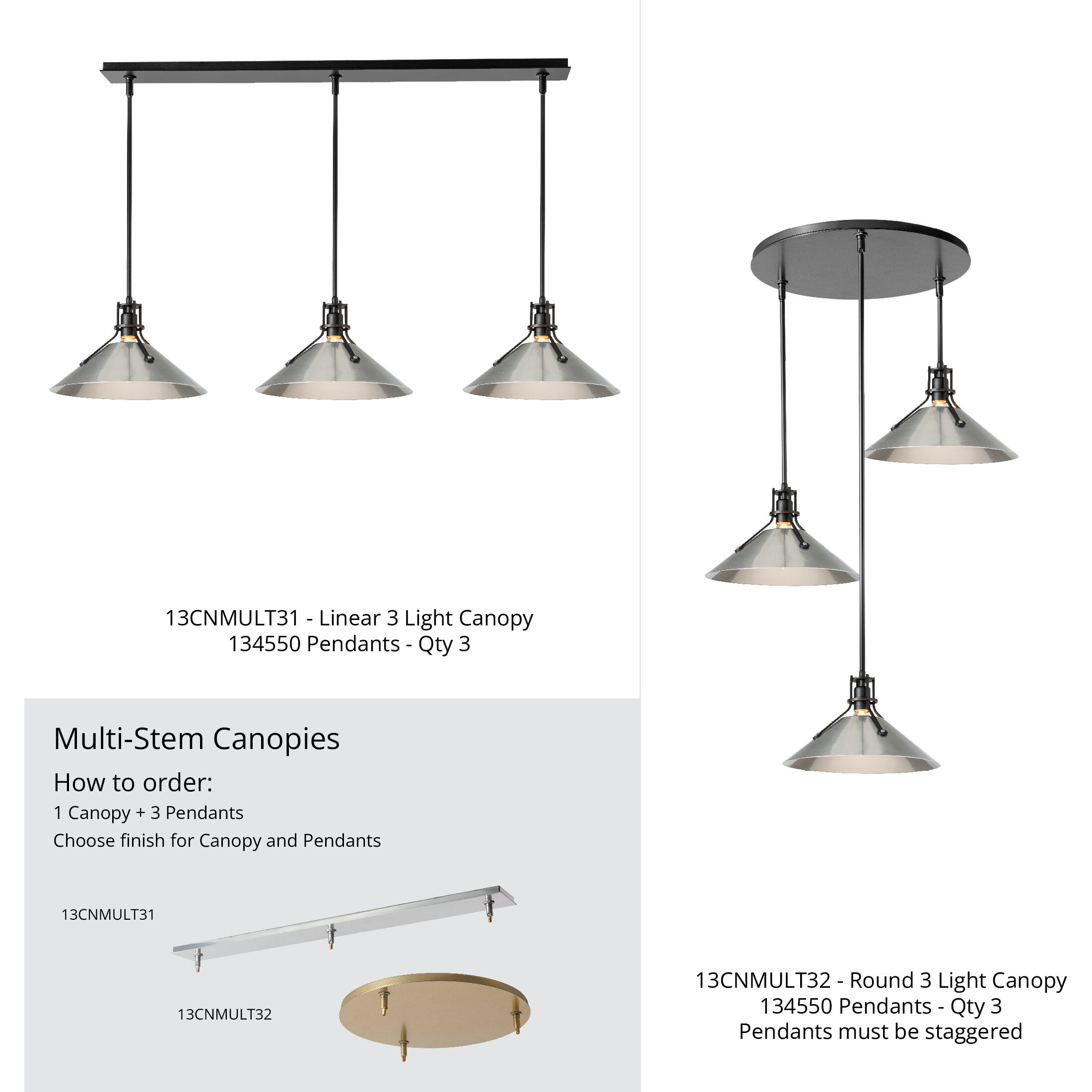 Henry 1 Light 14.4 inch Modern Brass and Modern Brass Mini Pendant Ceiling Light, Medium