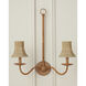 Bell Natural 5.5 inch Chandelier Shade, Suzanne Duin Collection