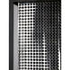 Townhouse LED 17 inch Galaxy Black/Stainless Steel Outdoor Wall Lantern