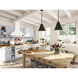 Eaton 1 Light 12 inch Matte Black Pendant Ceiling Light