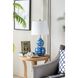 Anita 25.7 inch 40.00 watt Blue/White Table Lamp Portable Light