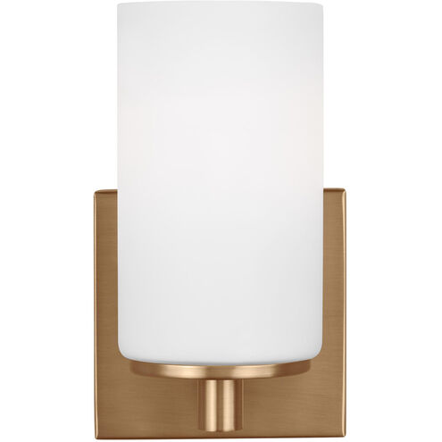 Hettinger LED 4.5 inch Satin Brass Wall Bath Fixture Wall Light
