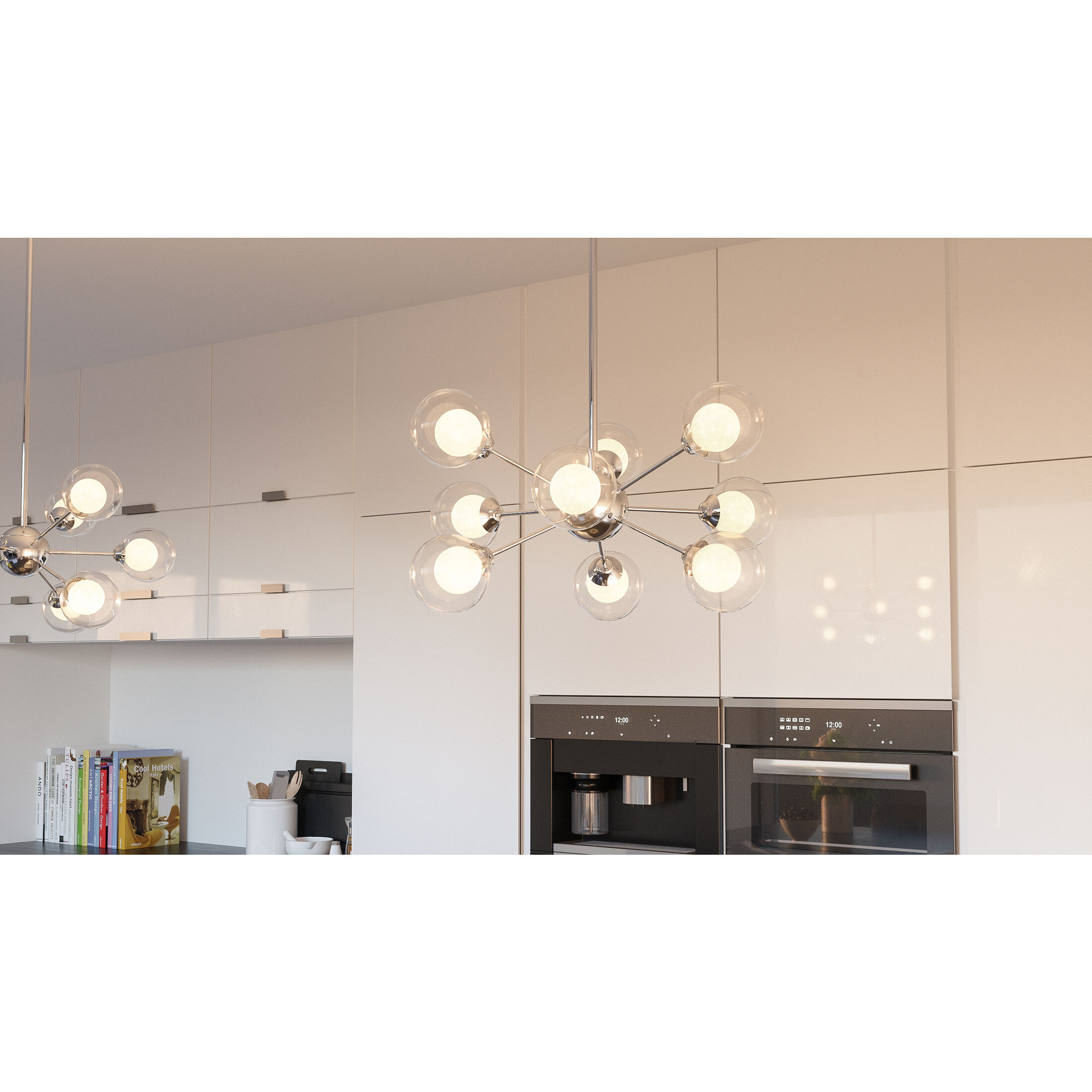 Spellbound 9 Light 20 inch Polished Chrome Pendant Ceiling Light