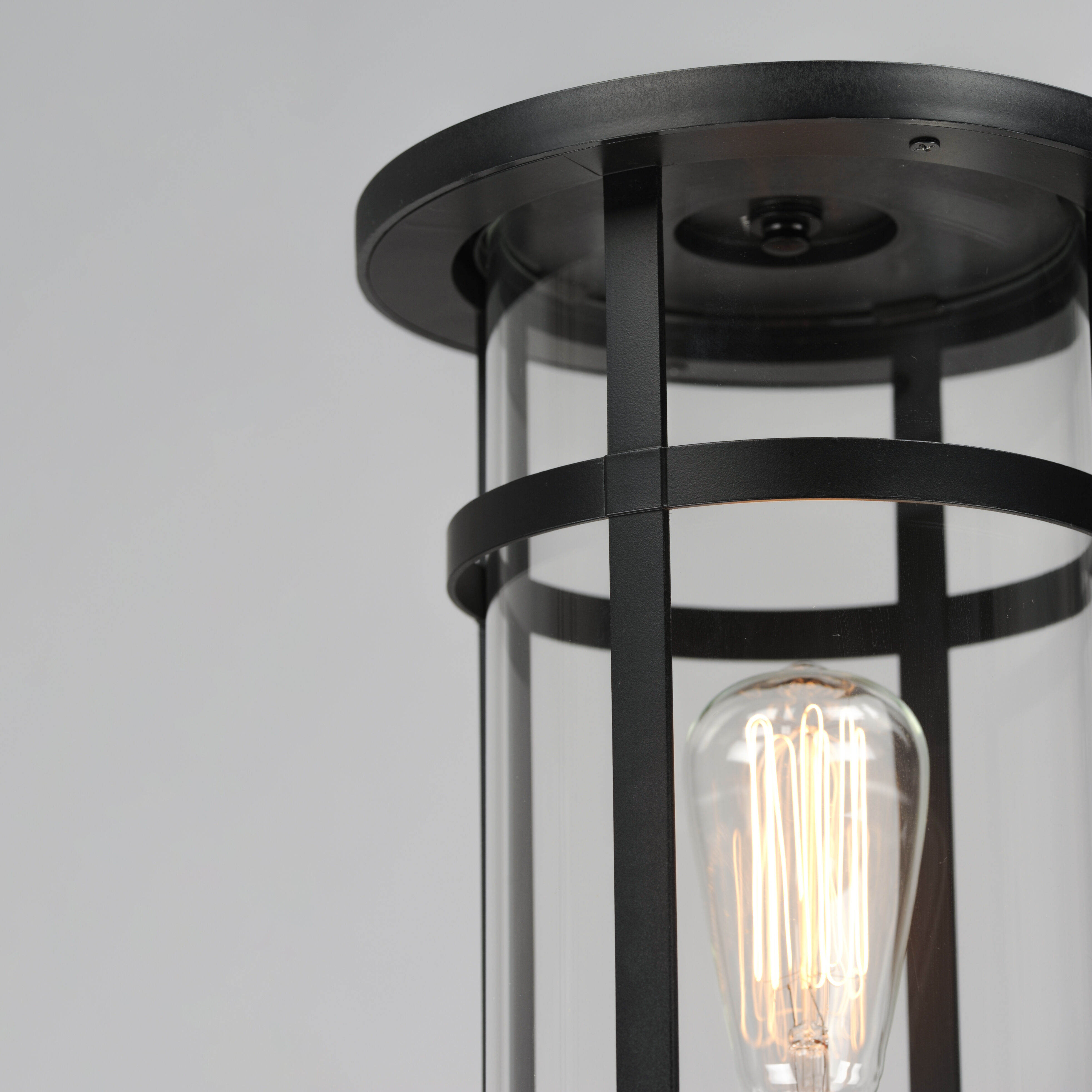 Clyde Vivex 1 Light 19 inch Black Outdoor Wall Mount