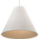 Sophie 4 Light 30 inch White Coral Pendant Ceiling Light
