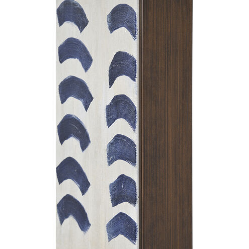 Navi Multicolor Texture and Gold Foil Canvas Art