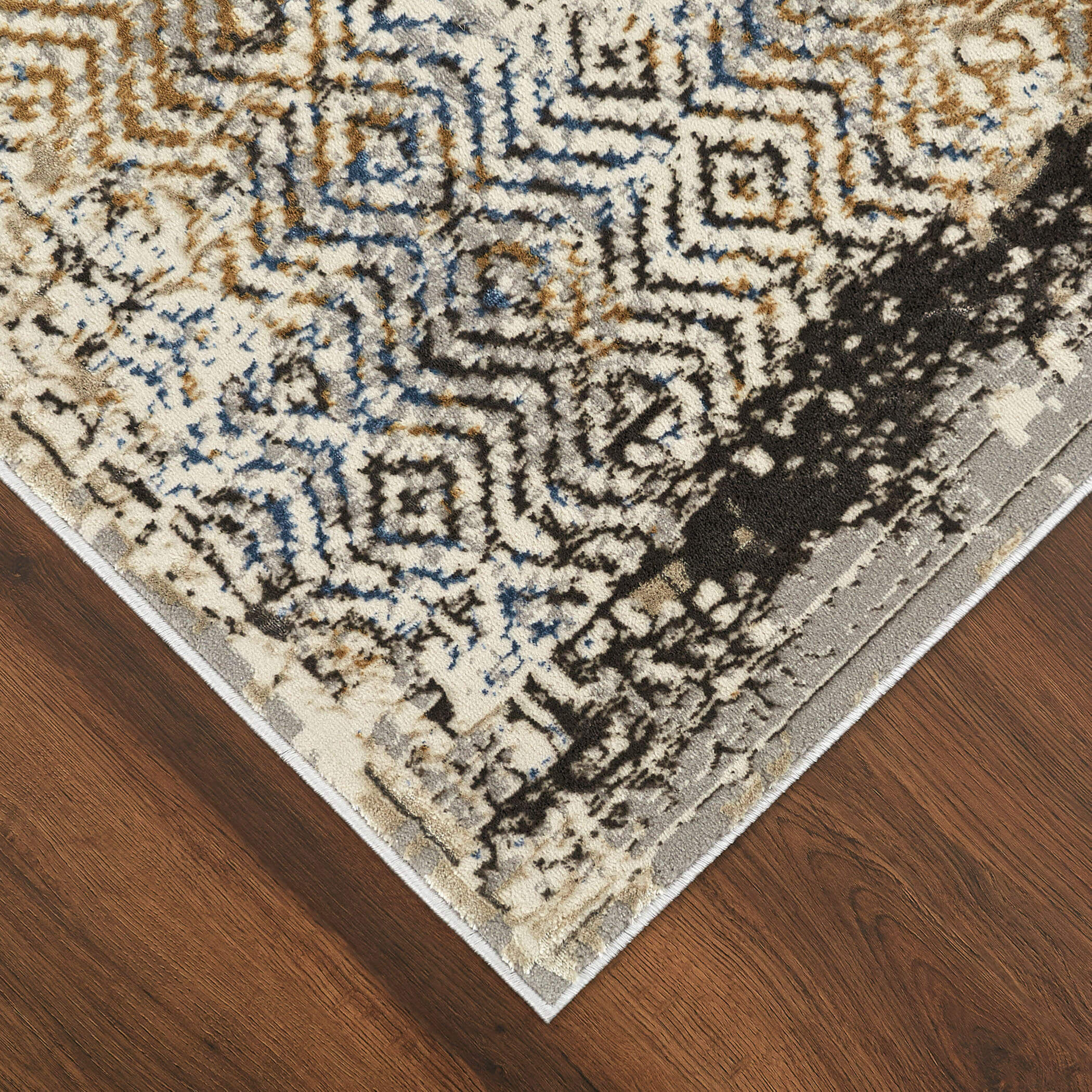 Zaria 36 X 24 inch Earth Tones Rug in 2 x 3