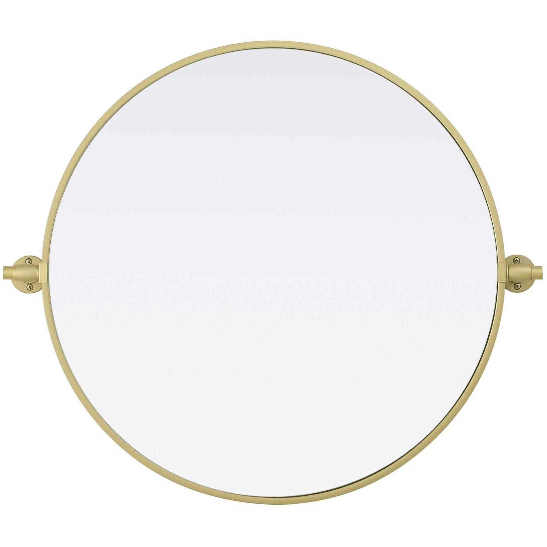 Amoura 24 X 24 inch Brass Mirror