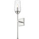 Cosmo 1 Light 5 inch Polished Nickel Wall Sconce Wall Light