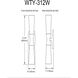 Whitney Wall Sconce Wall Light in Matte Black