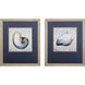 Waterside Collection Blue Framed Art