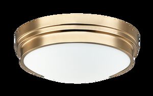 Matteo Lighting Fresh Colonial Ceiling Mount Ceiling Light in Aged Gold Brass X46402AG - Open Box