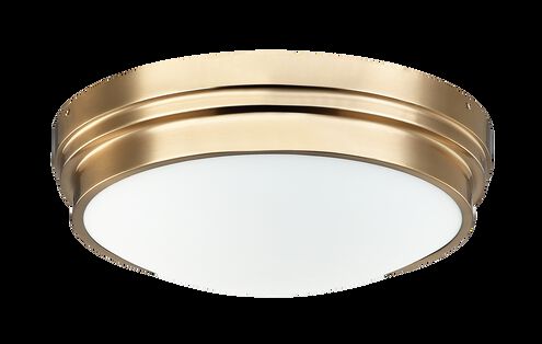 Matteo Lighting Fresh Colonial Ceiling Mount Ceiling Light in Aged Gold Brass X46402AG - Open Box