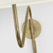 Thomas O'Brien Canto 17 inch 15.00 watt Hand-Rubbed Antique Brass Swinging Wall Light, Grande